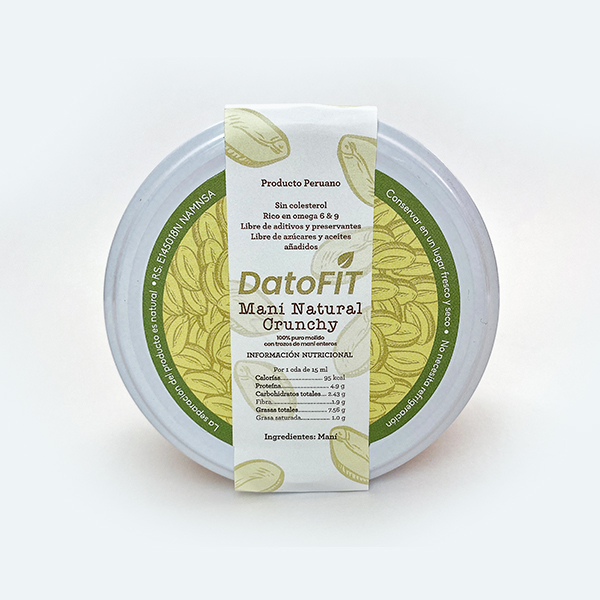 Datofit Mantequilla De Mani Crunchy 220 gr