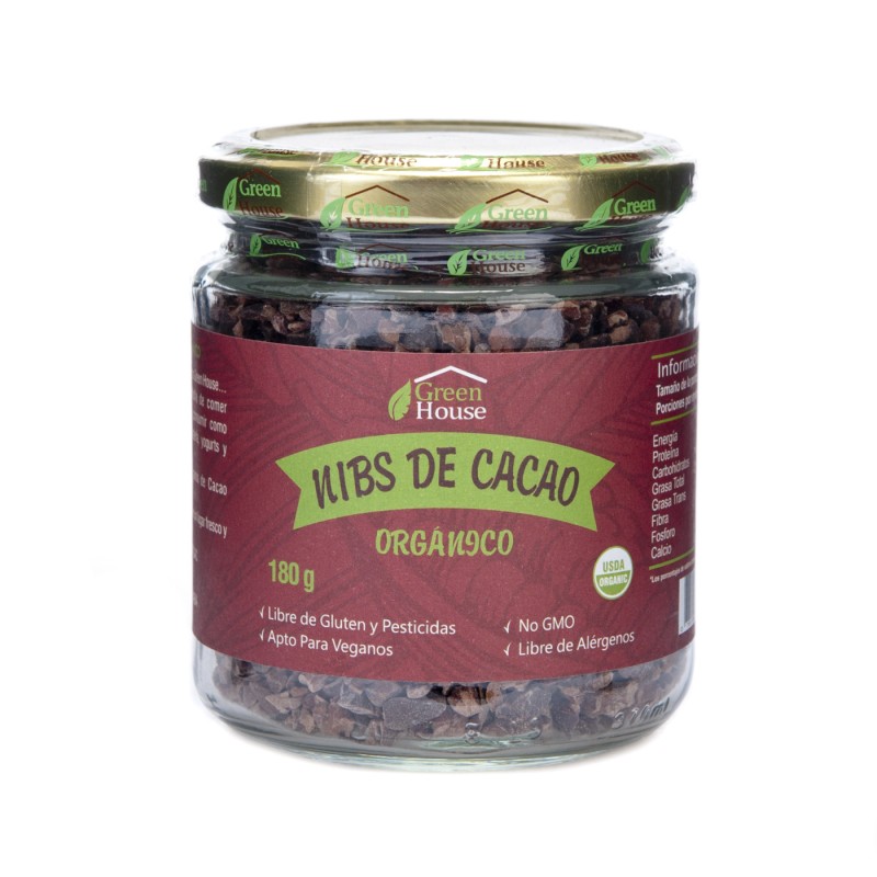 Green House Nibs Cacao 180 gr