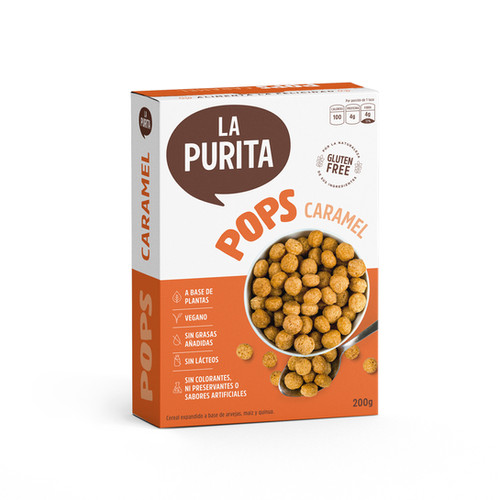 La Purita Cereal Pop Caramel 200 gr