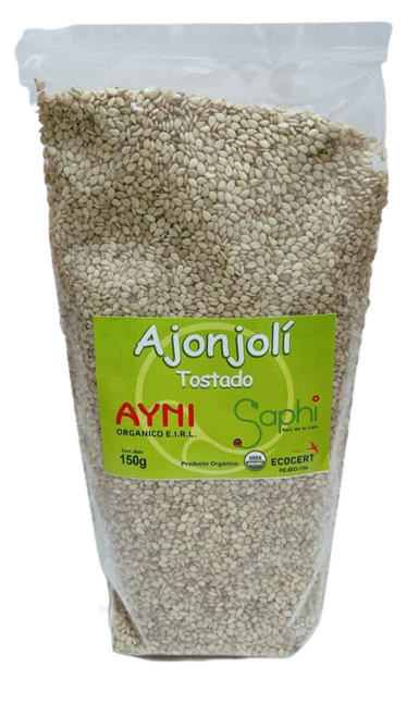 Saphi Ajonjoli Blanco Tostado 150 gr