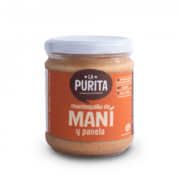 La Purita Mantequilla de Mani Panela 410 gr