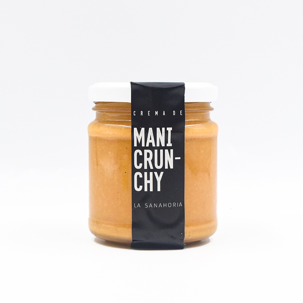 La Sanahoria Mantequilla Mani Crunchy 200 gr