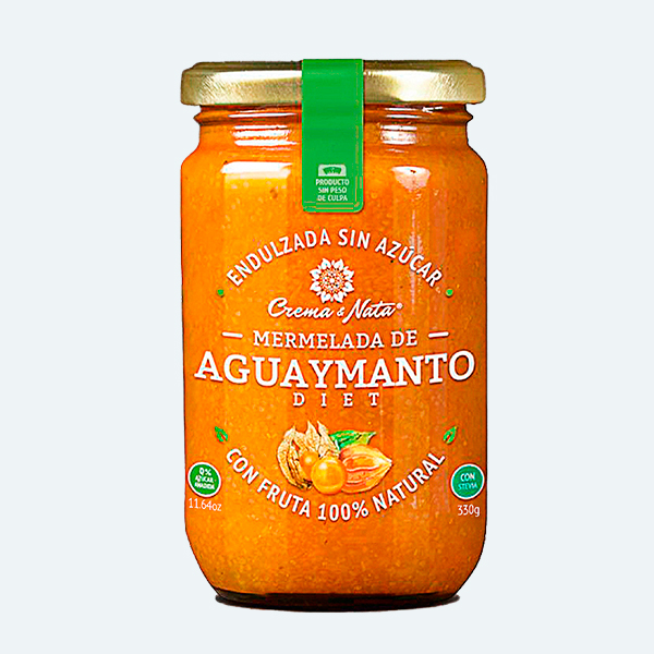 Crema & Nata Mermelada Diet Aguaymanto 330 gr