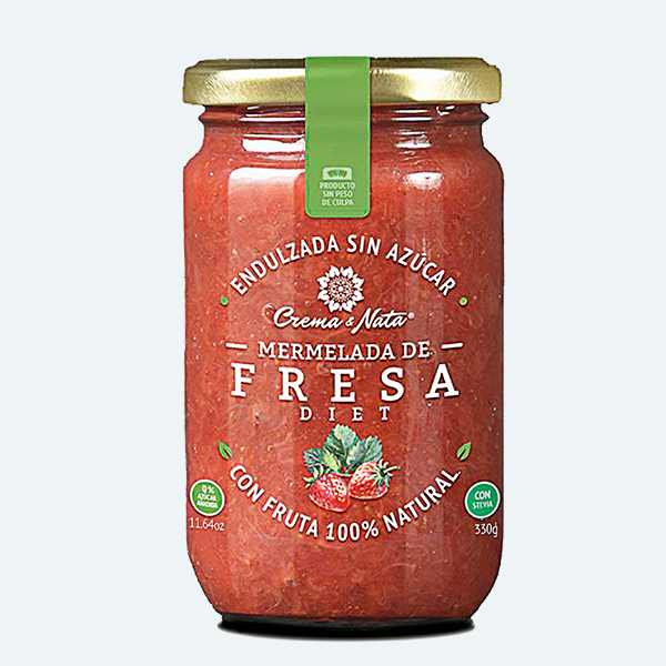 Crema & Nata Mermelada Fresa 330 gr