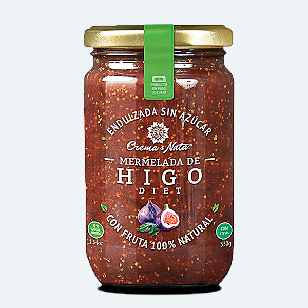 Crema & Nata Mermelada Diet Higo 330 gr