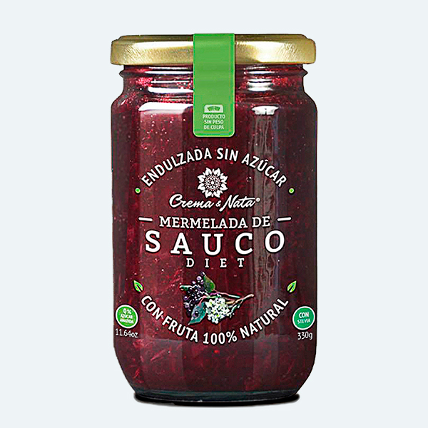 Crema & Nata Mermelada Sauco 330 gr