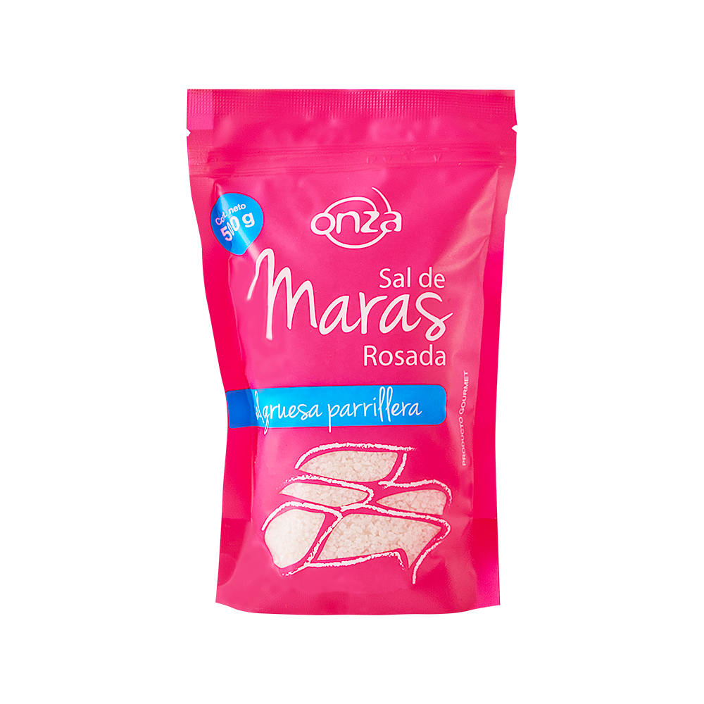 Onza Sal De Maras Rosada Gruesa 500 gr