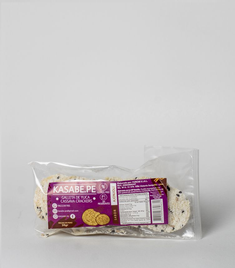 Kasabe Galleta De Yuca Ajonjoli 30 gr