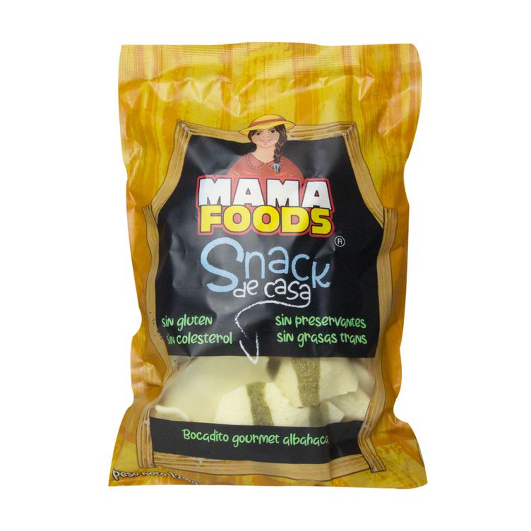 Mama Foods Yuca Chips Albahaca 120 gr