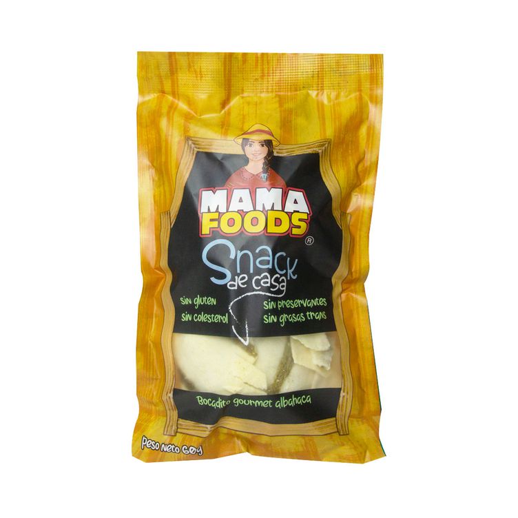 Mama Foods Yuca Chips Albahaca 60 gr