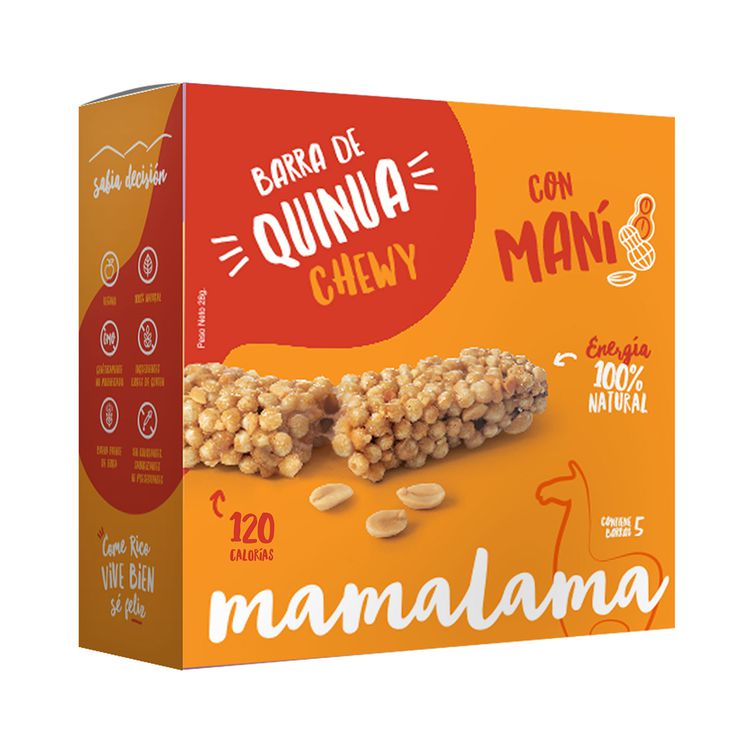 Mamalama Barra Chewy Mani Caja 5 Und