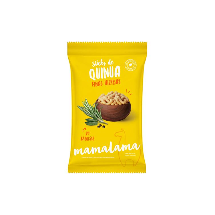 Mamalama Sticks Quinua Finas Hierbas 20 gr