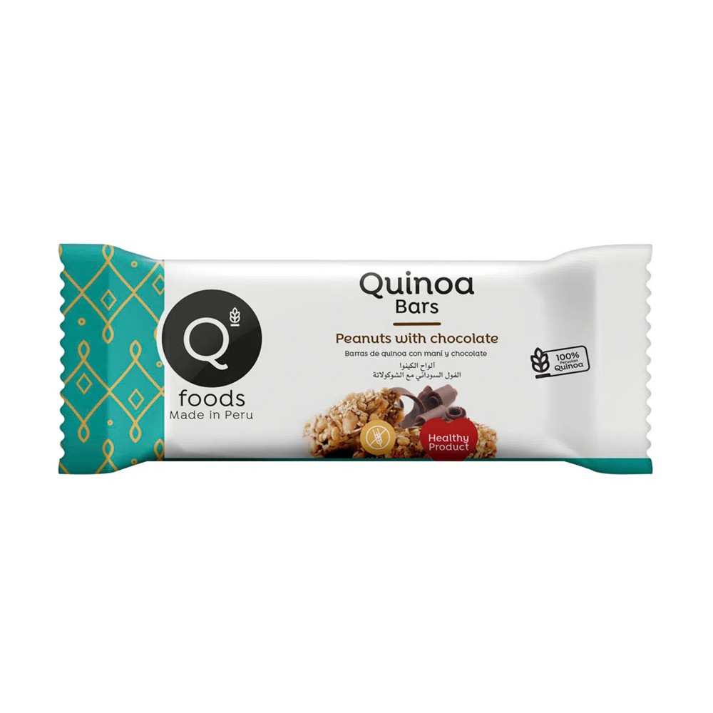 QFoods Barra Quinua Mani Pasas 30 gr