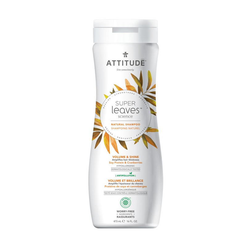 Attitude Shampoo Volumen y Brillo 473 ml