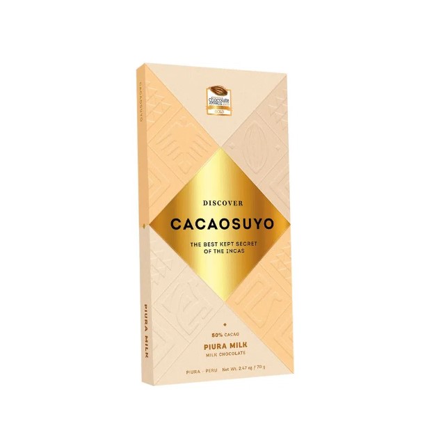 Cacaosuyo Chocolate Piura Milk 50% 70 gr