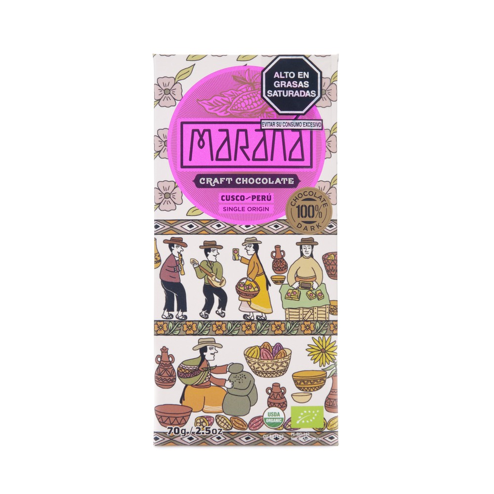 Marana Chocolate Dark 100% Cusco 70gr