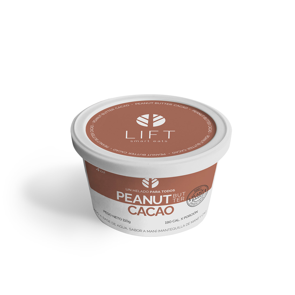 Lift Helado Peanut Butter & Cacao 4 oz