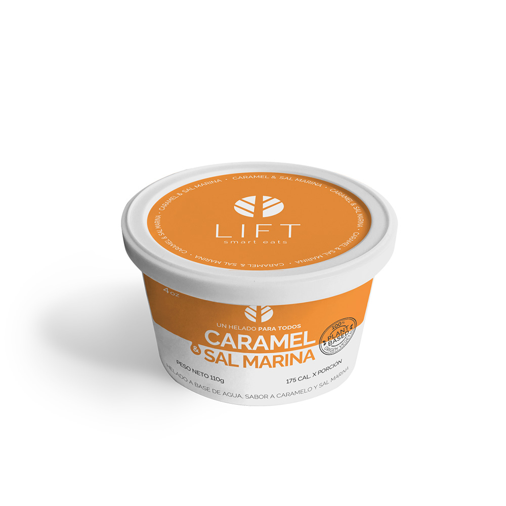 Lift Helado Caramel & Sal Marina 4 oz