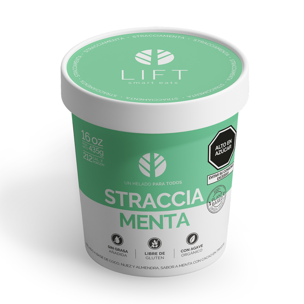 Lift Helado Straccia Menta 16 oz