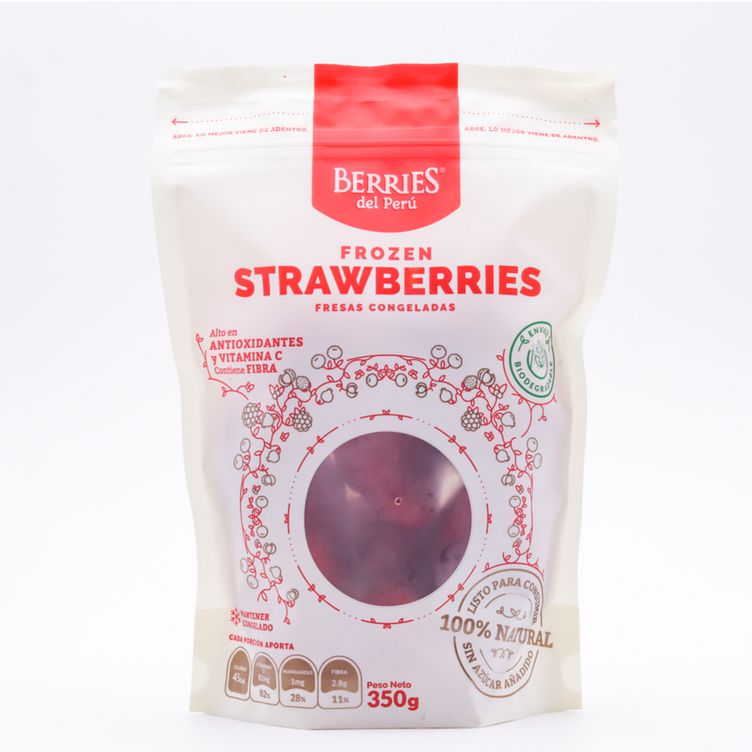 Berries Del Peru Fresas Congeladas 350 gr