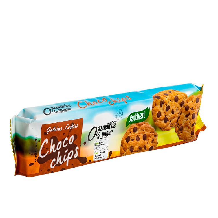 Santiveri Galletas Chocochips Sin Azucar 185 gr