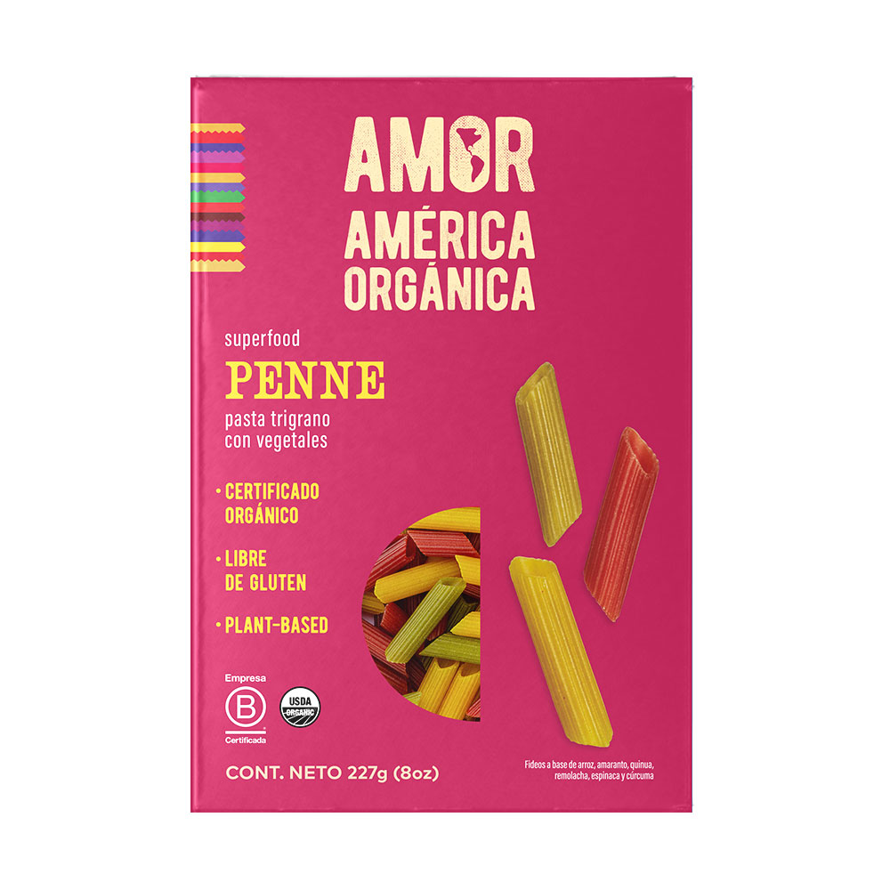 America Organica Pasta Trigano Penne 227 gr