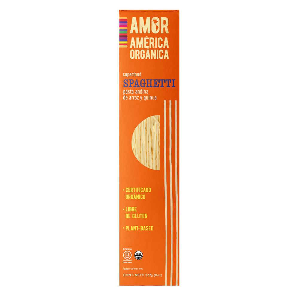 America Organica Pasta Andina Spaghetti 227 gr