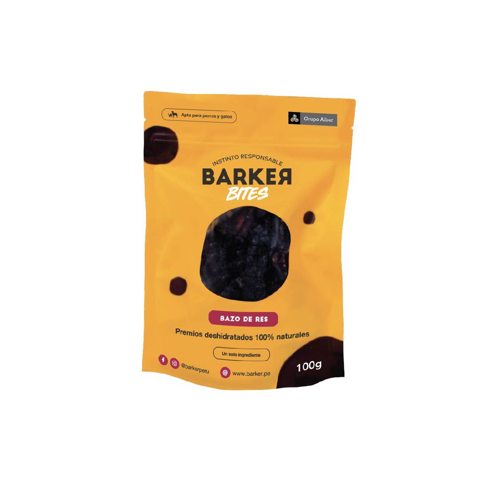 Barker Bites Bazo De Res Deshidratado 100 gr