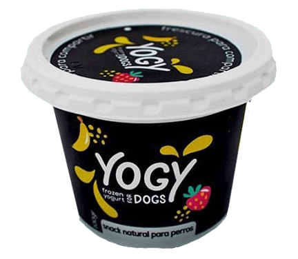 Barker Yogy Helado Fresas y Platanos  100 gr