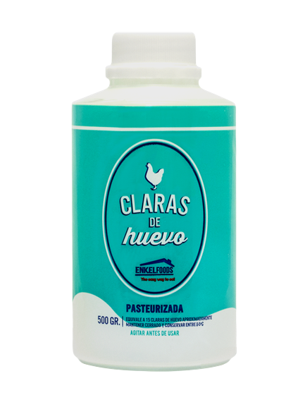 Enkel Foods Claras De Huevo Pasteurizada 500 gr