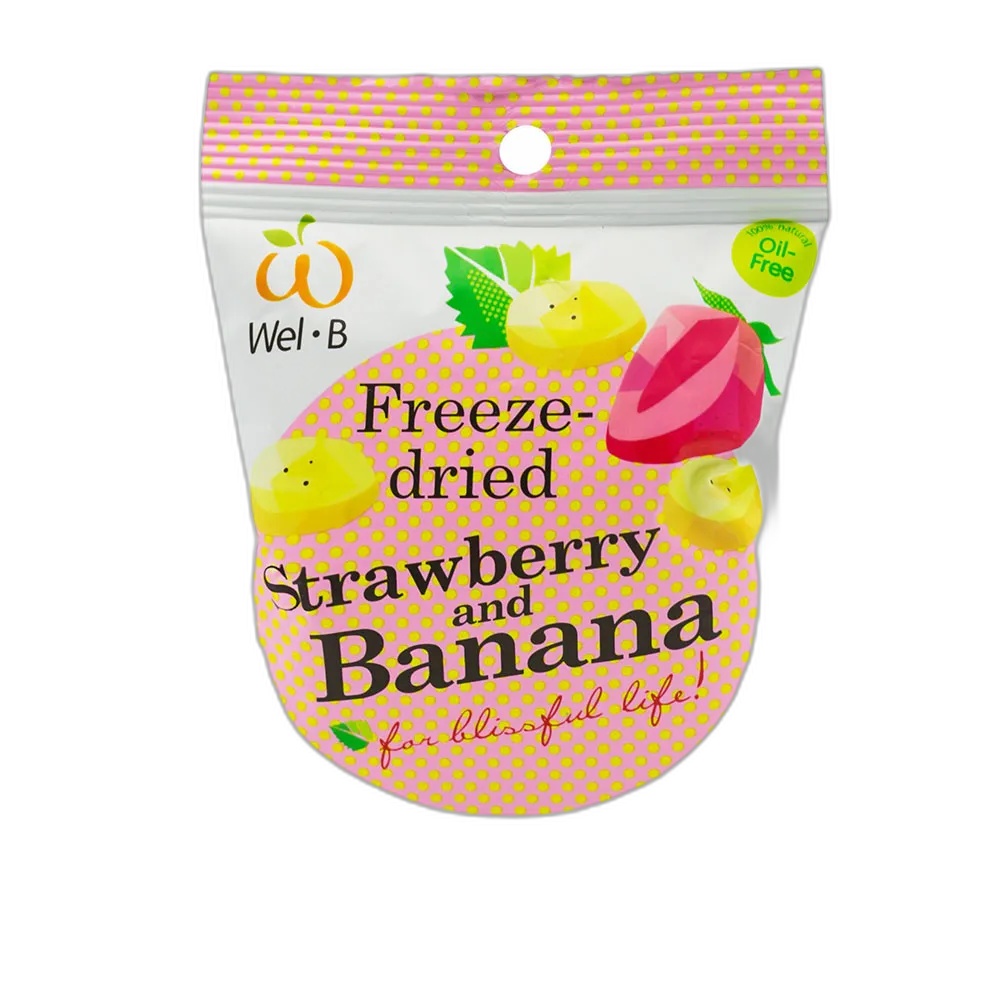 Wel-B Fresas & Platanos Liofilizados 16 gr
