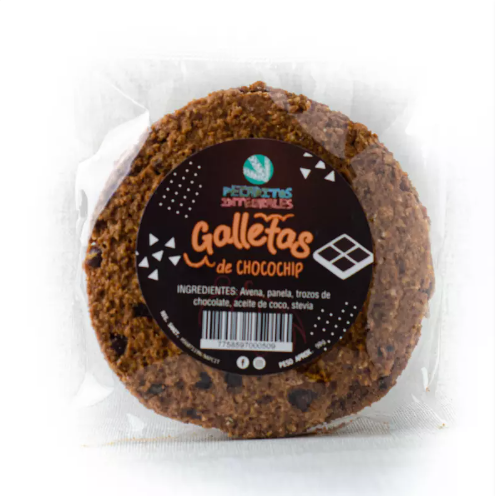 Pecaditos Integrales Galleta Avena Chocochips 75 gr