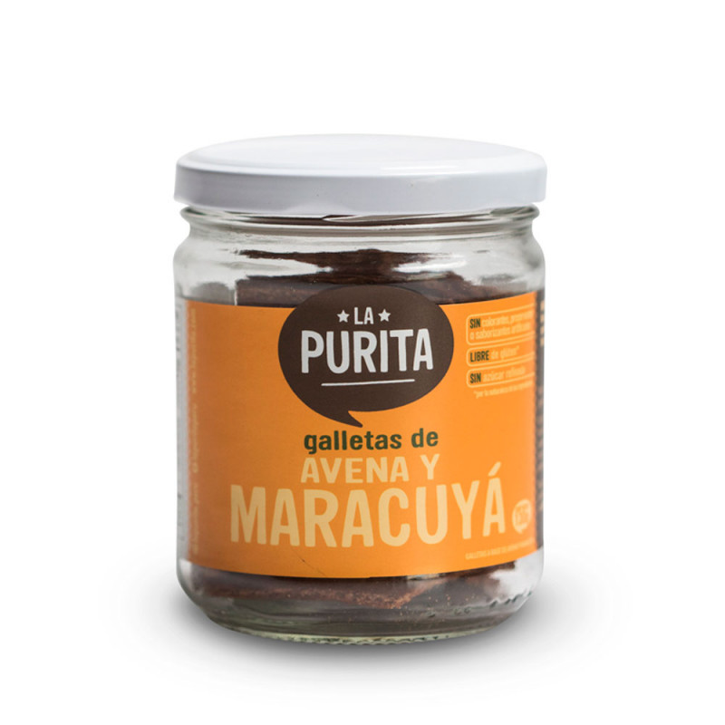 La Purita Galletas Maracuya Frasco 130 gr