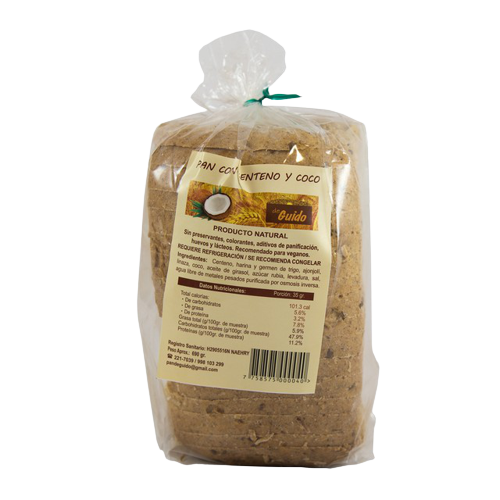 Guido Pan Centeno Coco 670 gr