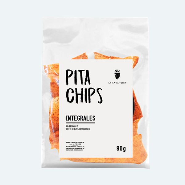 La Sanahoria Pita Chips Integrales 90 gr