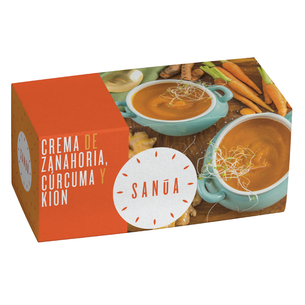 Sanua Crema de Zanahoria Curcuma y Kion 480 gr