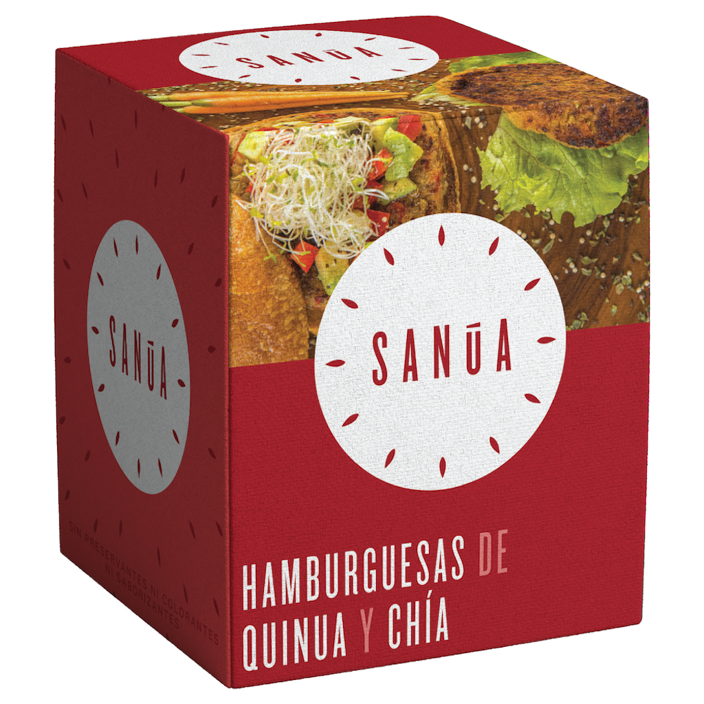 Sanua Hamburguesas Quinua y Chia 5 Und