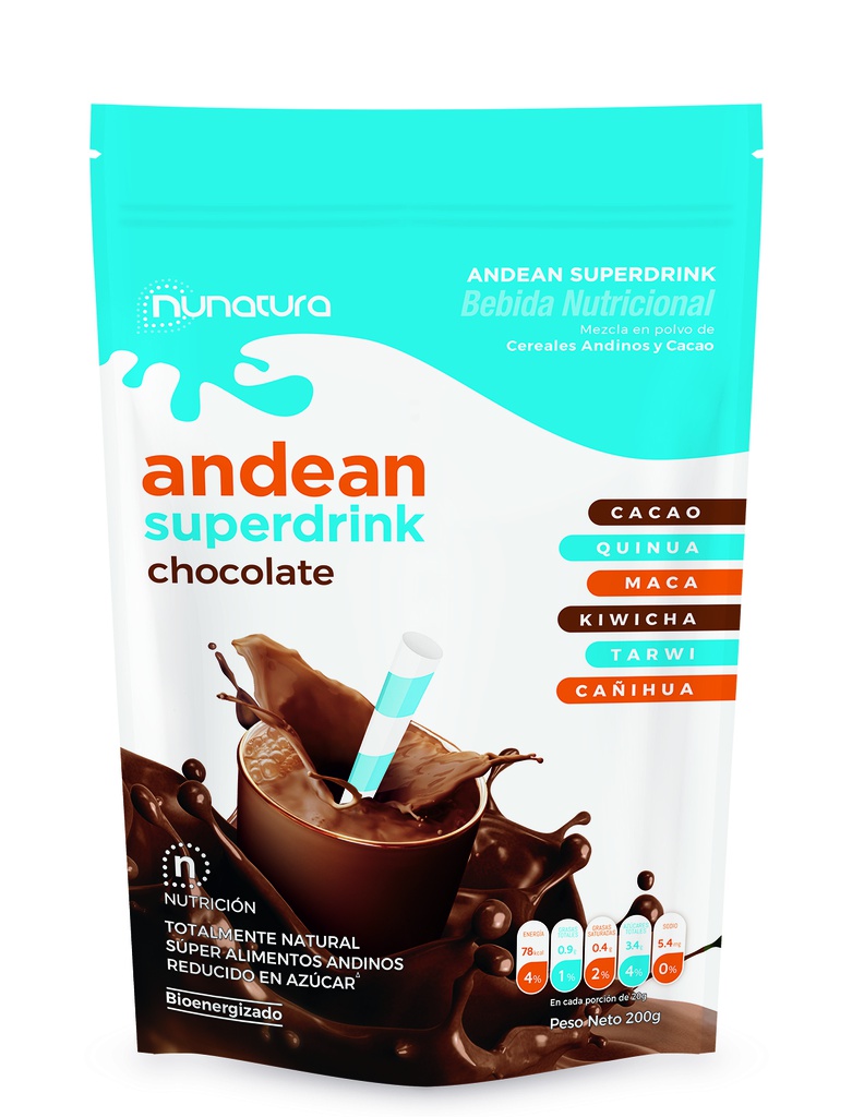 Andean Superdrink Chocolate 200 gr