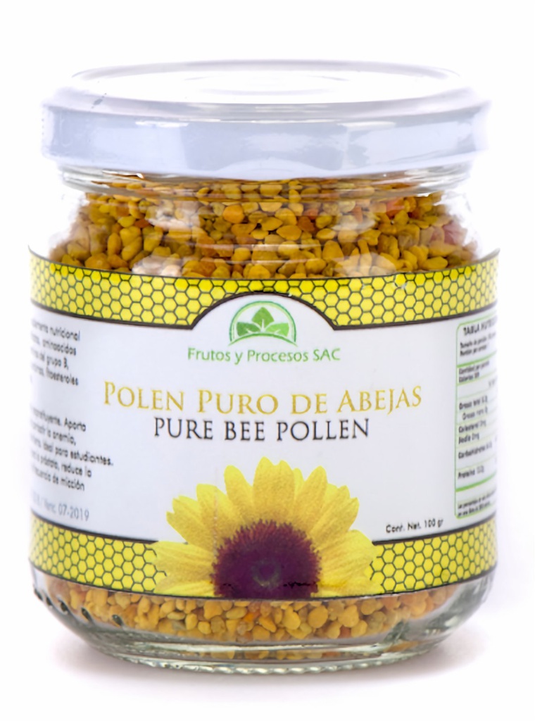Frutos y Procesos Polen 100 gr