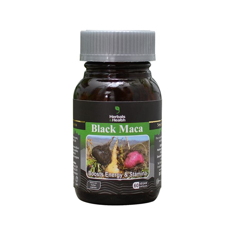Herbals & Health Maca Negra Capsulas 60 Und