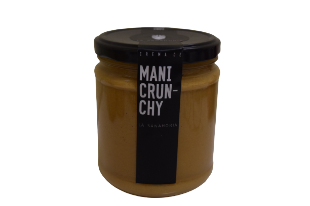 La Sanahoria Mantequilla Mani Crunchy 450 gr