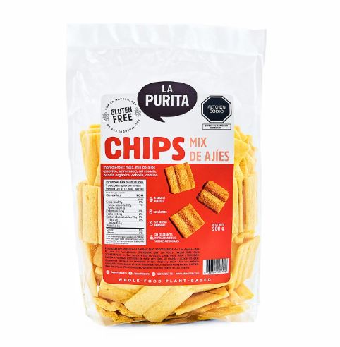 La Purita Chips de Maiz Mix Ajies 200 gr
