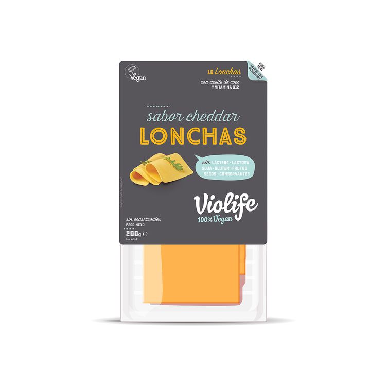 Violife Queso Cheddar Laminas 200 gr
