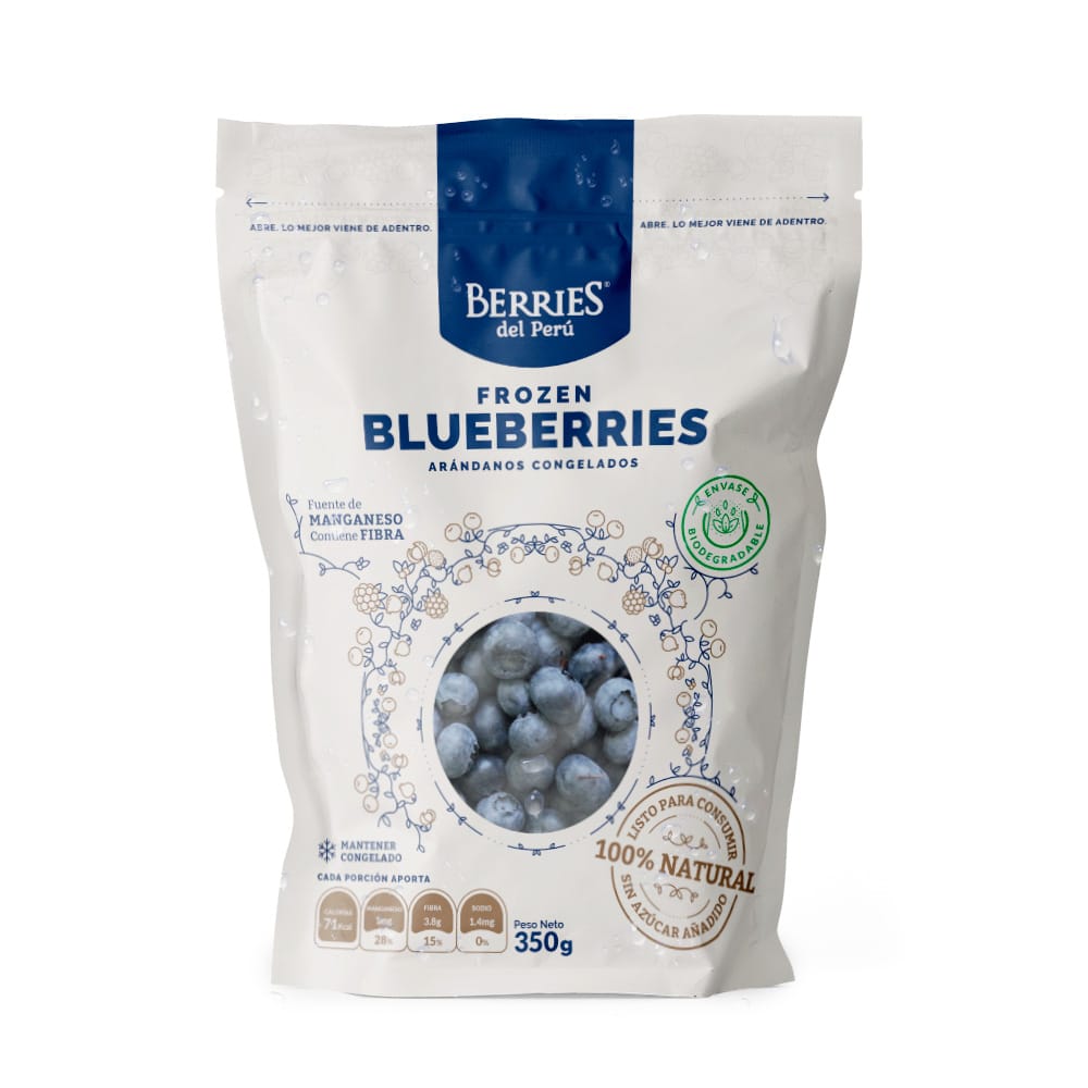 Berries Del Peru Arandanos Congelados 350 gr