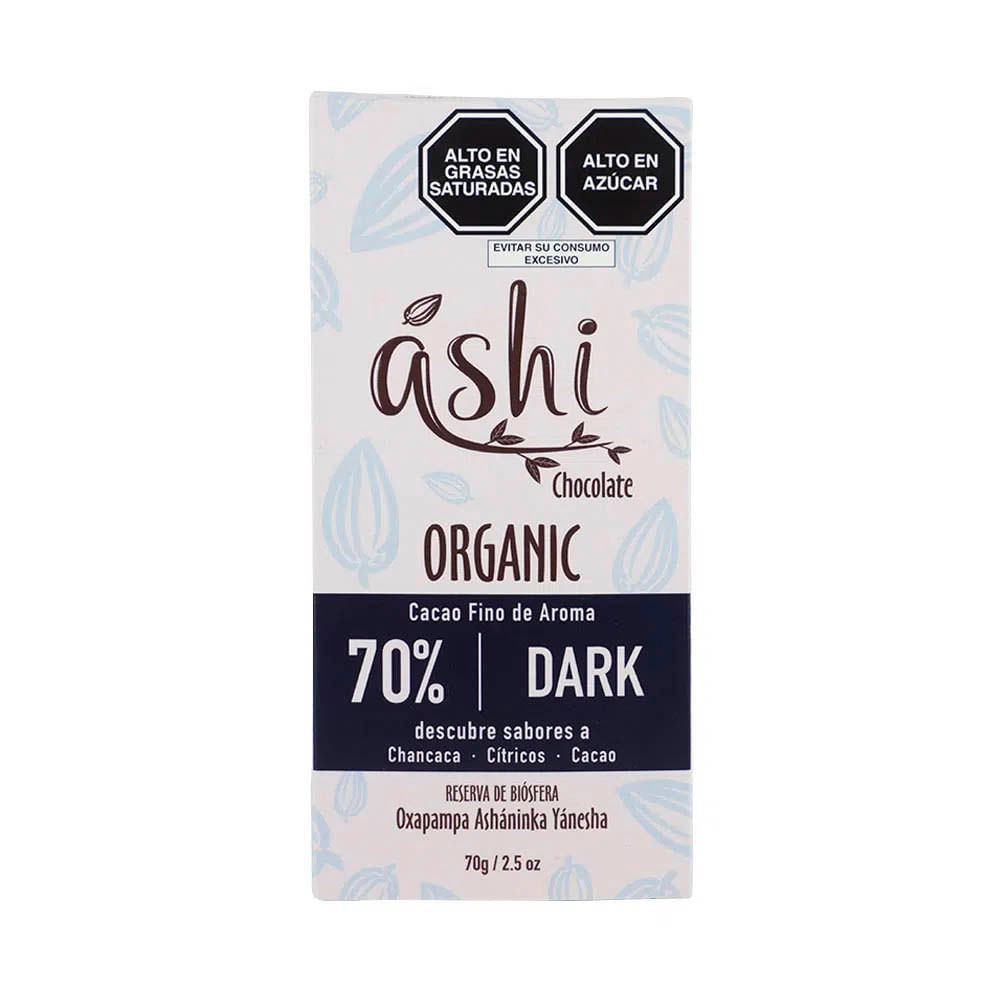 Ashi Chocolate 70% Dark 30 gr