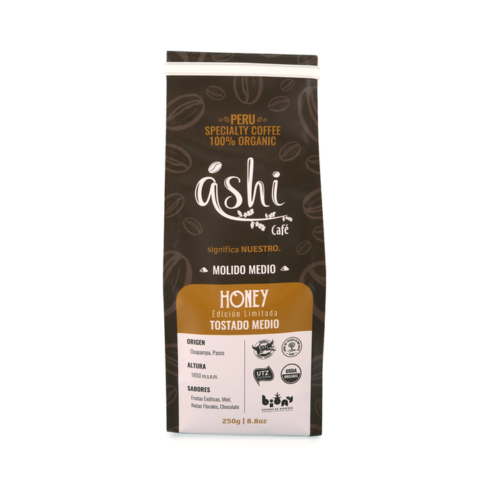 Ashi Café Honey Molido 250 gr