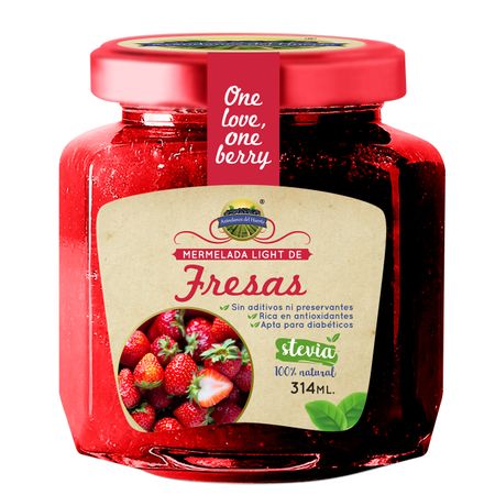 Arandanos Del Huerto Mermelada Fresa 314 ml