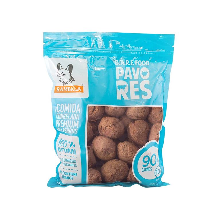 Rambala Barf Food Pavo Res 800 gr