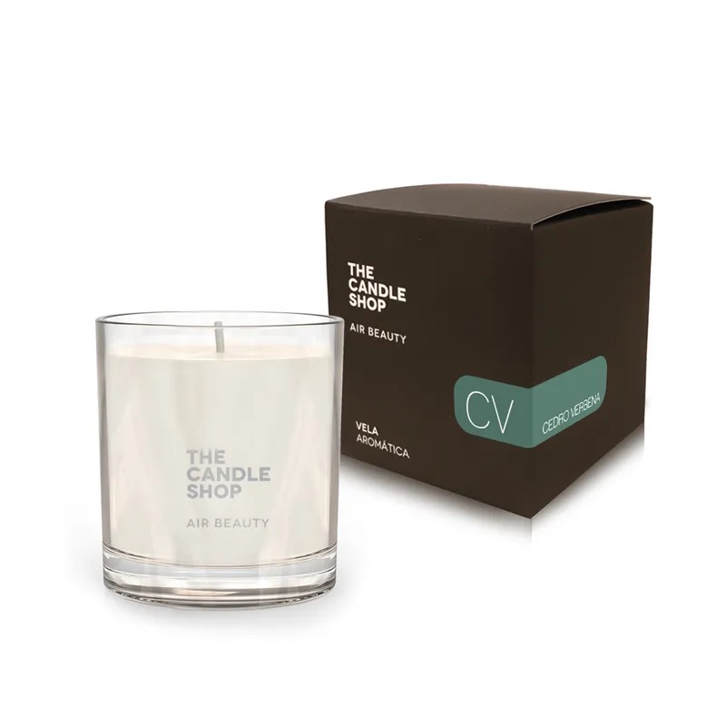 The Candle Shop Vela Glossy Cedro Verbena