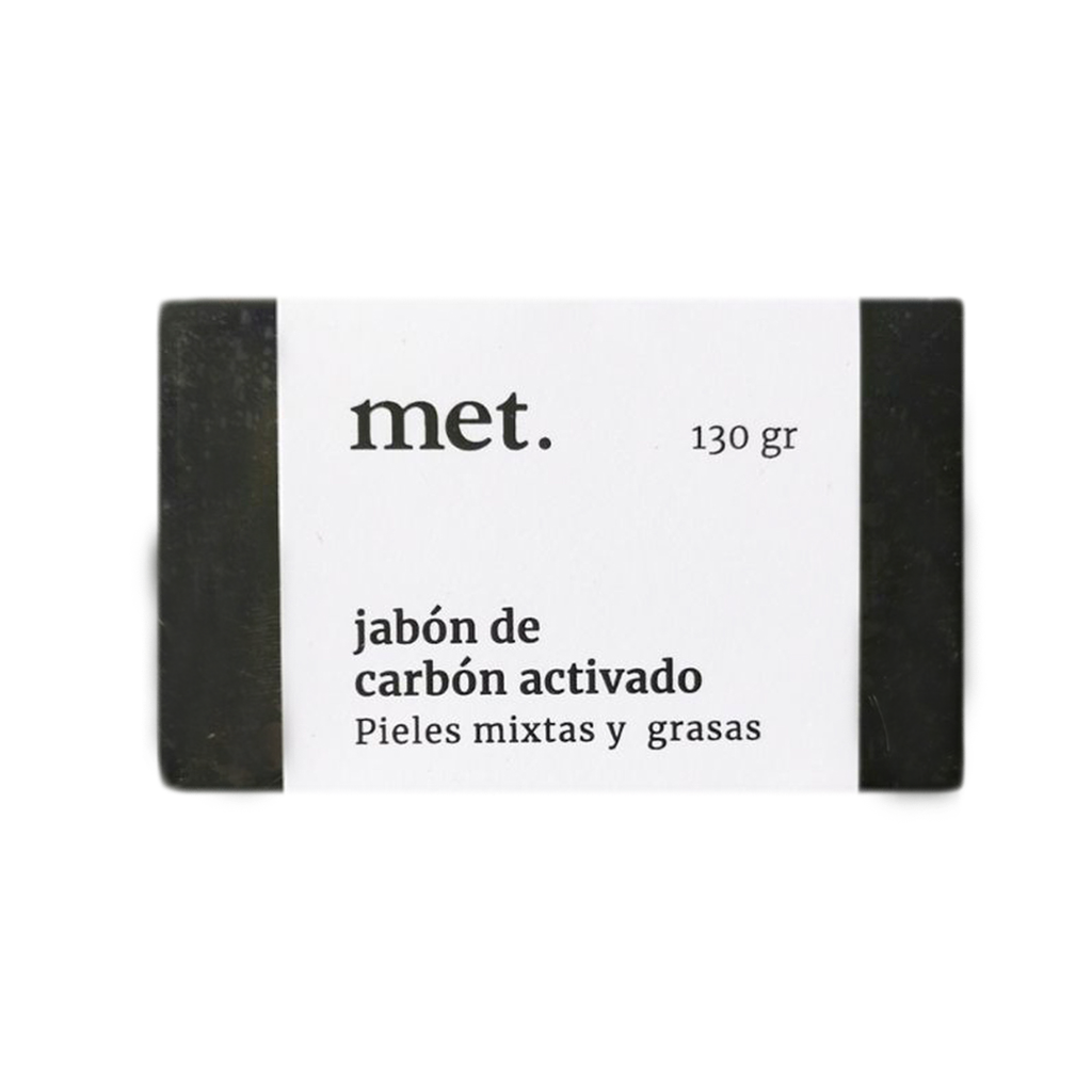 Met Jabon Detox de Carbon Activado 130 gr